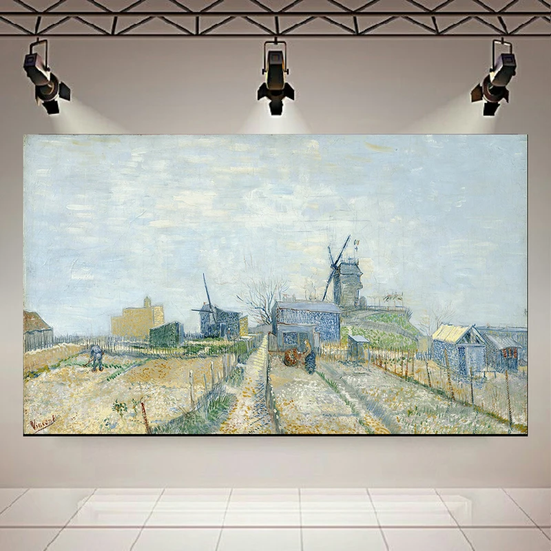  پوستر طرح نقاشی کلاسیک مزرعه اثر وینسنت ونگوگ کد AR32120