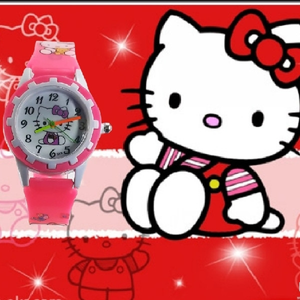 ساعت مچی عقربه ای دخترانه مدل Hello Kitty ساعت مچی عقربه ای دخترانه مدل Hello Kitty