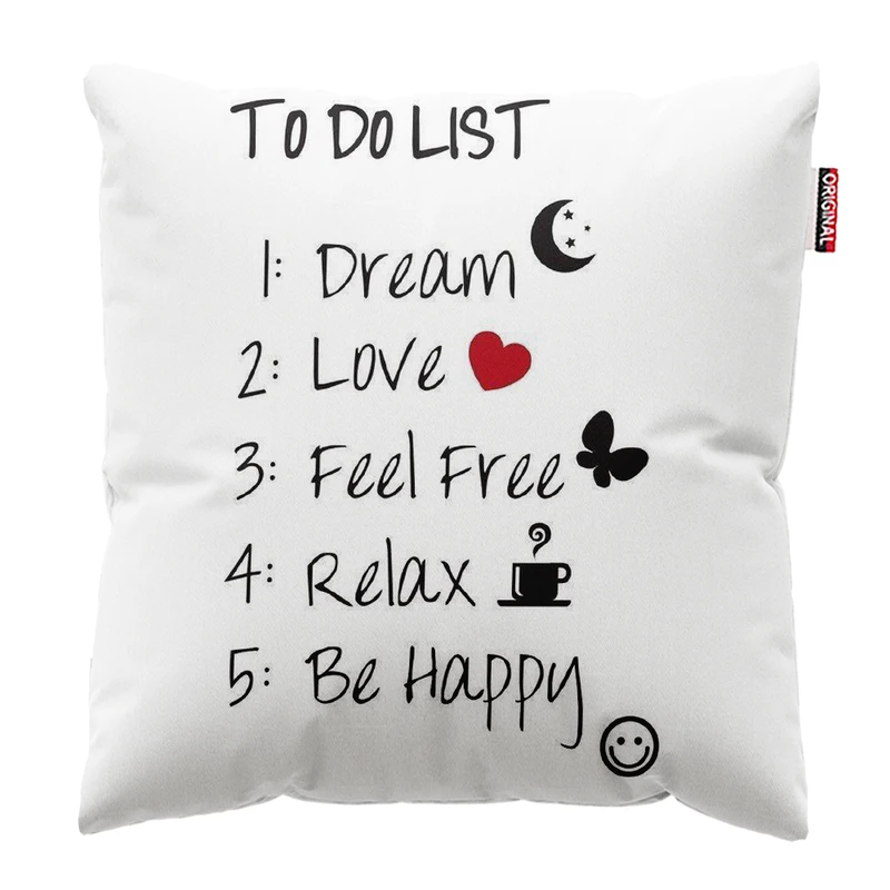 کوسن پاد آفرین مدل چک لیست سایز 30*30 سانتی متر