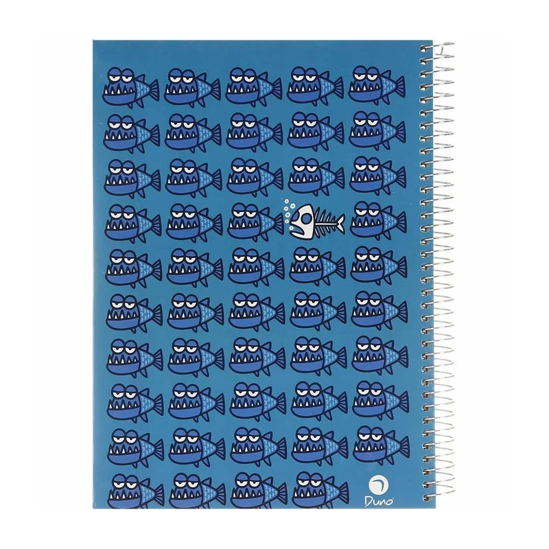 دفتر 100 برگ دونو طرح ماهی خسته