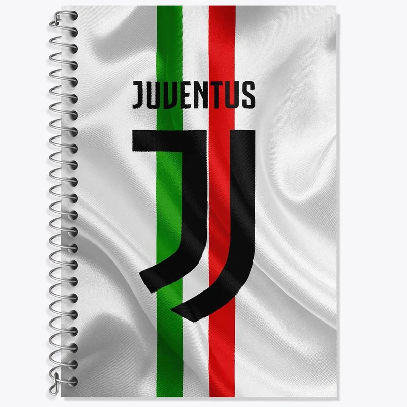 دفتر زبان 50 برگ خندالو مدل دو خط طرح باشگاه یوونتوس کد 26837