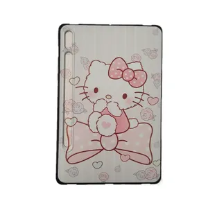 کاور طرح kitty مدل OD_01 مناسب برای تبلت سامسونگ Galaxy Tab S7 T875