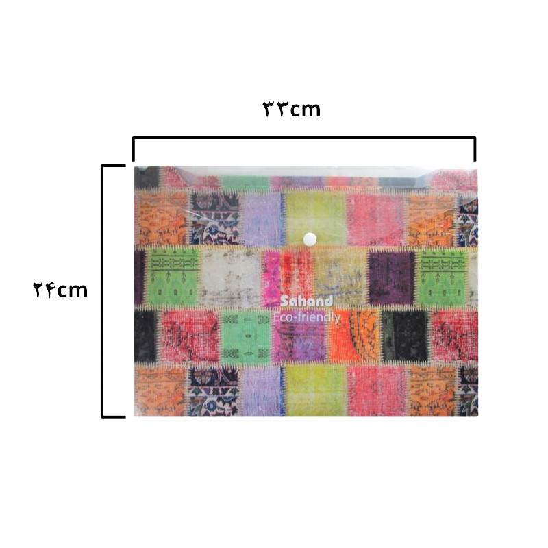 پوشه دکمه دار سهند کد G-88 مجموعه 3 عددی