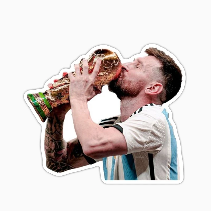 استیکر لپ تاپ و موبایل بووم طرح لیونل مسی کد LB78