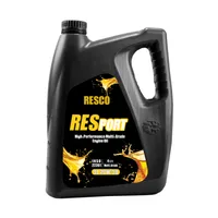 روغن موتور خودرو بنزینی تنفس طبیعی رسکو مدل RESPORT 20W50-SL SL 20W-50 حجم 4 لیتر