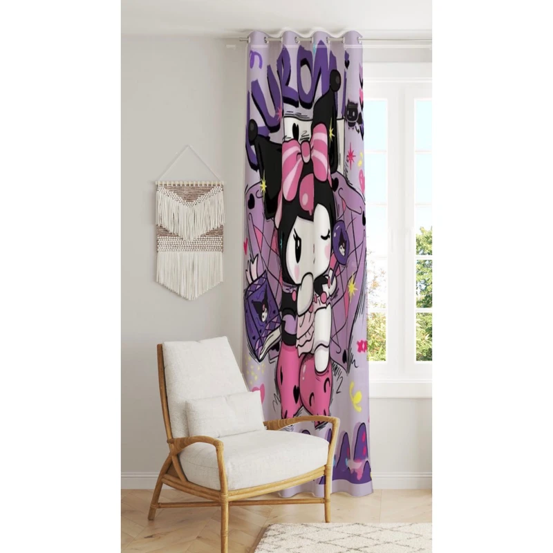 پرده مدل کرومی کد 409 سایز 140×280 سانتی متر