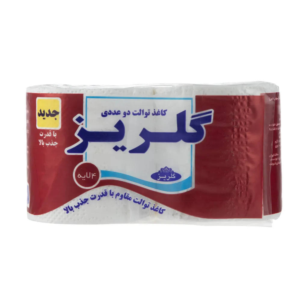 دستمال توالت گلریز کد 07 بسته 2 عددی