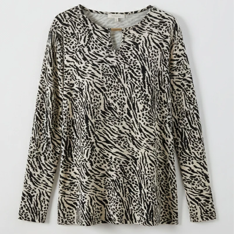 بلوز آستین بلند یقه گرد زنانه ال سی وایکیکی مدل SEP-TEREGIYIM012