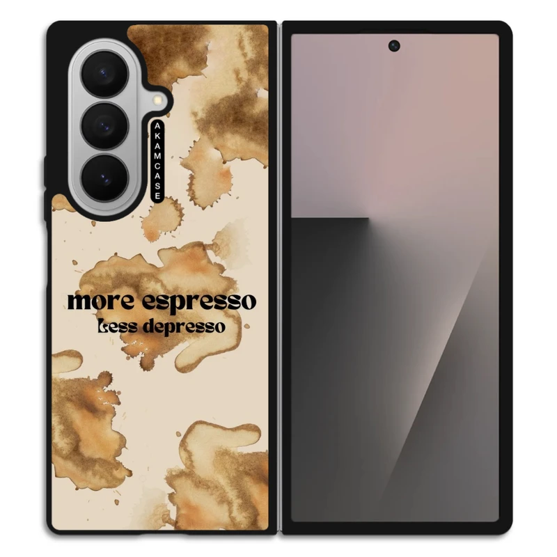 کاور آکام مدل AMC-WSGZFOLD7-COFFEE-22 مناسب برای گوشی موبایل سامسونگ Galaxy Z Fold 7