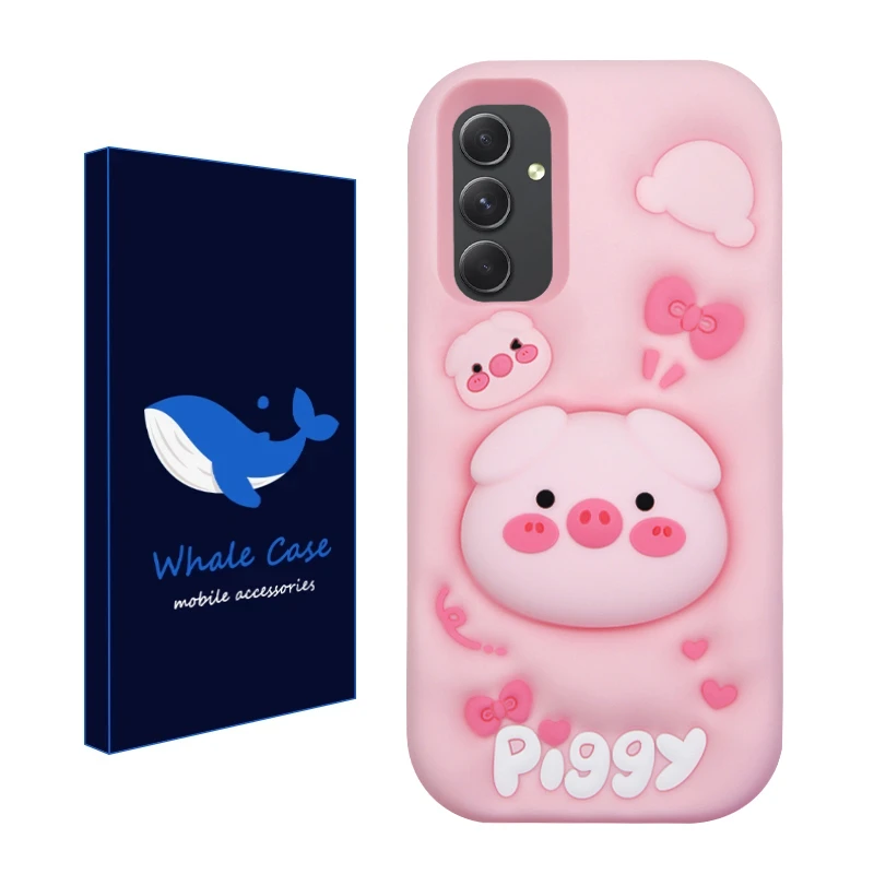 کاور وال کیس مدل Piggy مناسب برای گوشی موبایل سامسونگ Galaxy A54