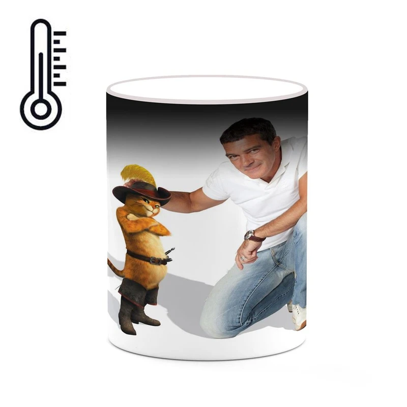 ماگ حرارتی کاکتی طرح آنتونیو باندراس Antonio Banderas مدل mgh25124