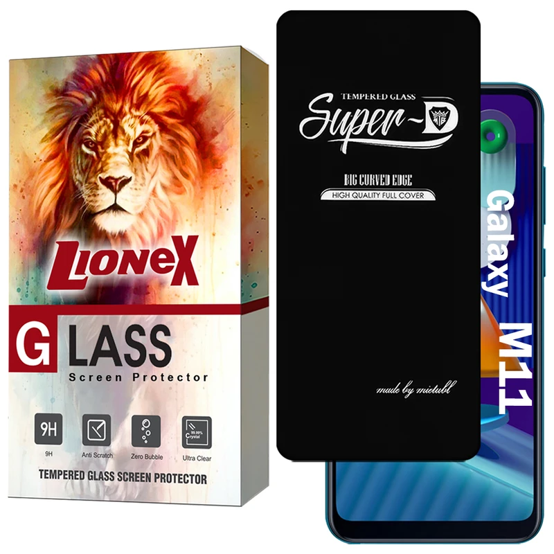 محافظ صفحه نمایش لایونکس مدل SUPERDNL مناسب برای گوشی موبایل سامسونگ Galaxy M11