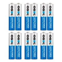 باتری نیم قلمی اوسل مدل Super Power R03P بسته 12 عددی