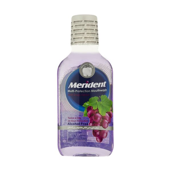 دهان شویه مریدنت مدل Grape حجم 330 میلی لیتر