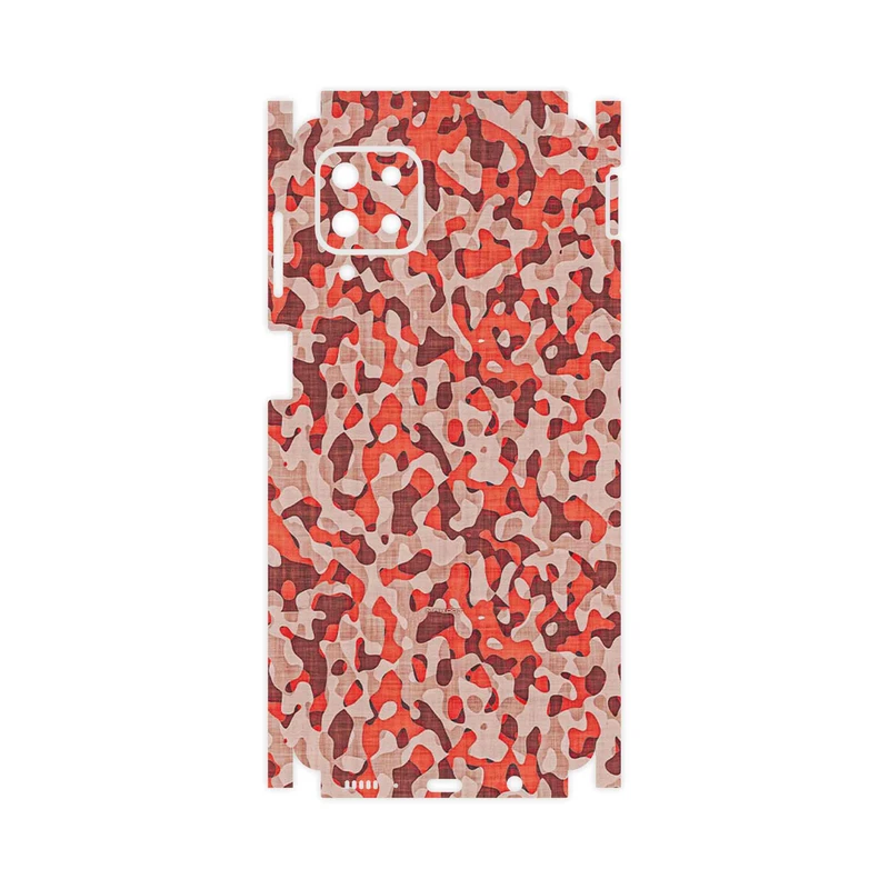 برچسب پوششی ماهوت مدل Red Infantry Army-FullSkin مناسب برای گوشی موبایل سامسونگ Galaxy M62