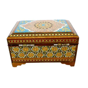 جعبه خاتم کاری گالری مند کد Mkh26