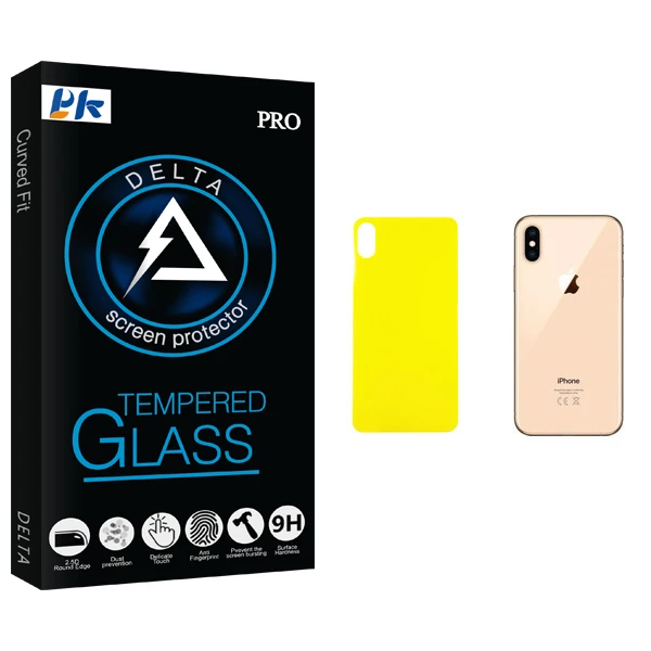محافظ پشت گوشی پی کی مدل Delta Glass مناسب برای گوشی موبایل اپل iPhone XS Max