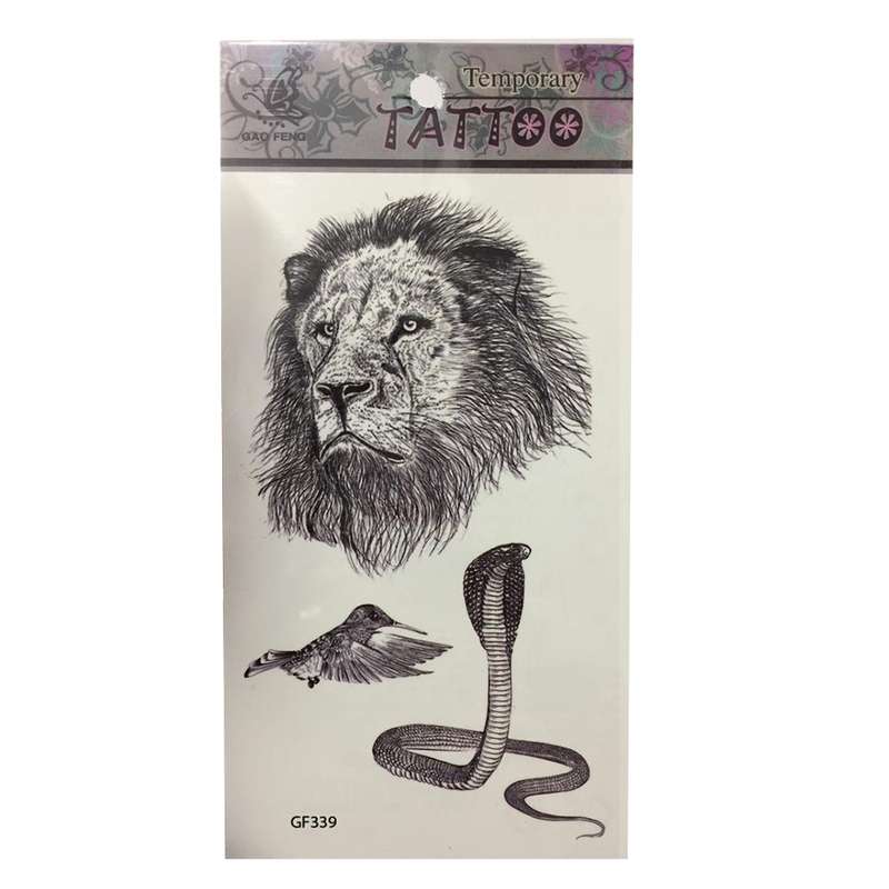 تتو موقت طرح شیر کد 234