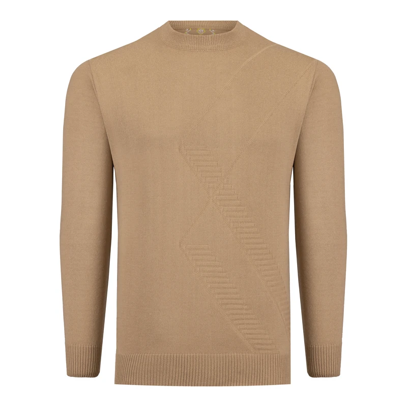 پلیور یقه گرد مردانه مدل K2 کد CR1