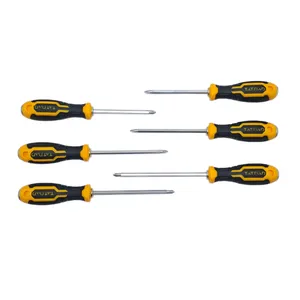 پیچ گوشتی ضربه خور دو طرفه دوسو چهارسو تاتند مدل 6PCS 