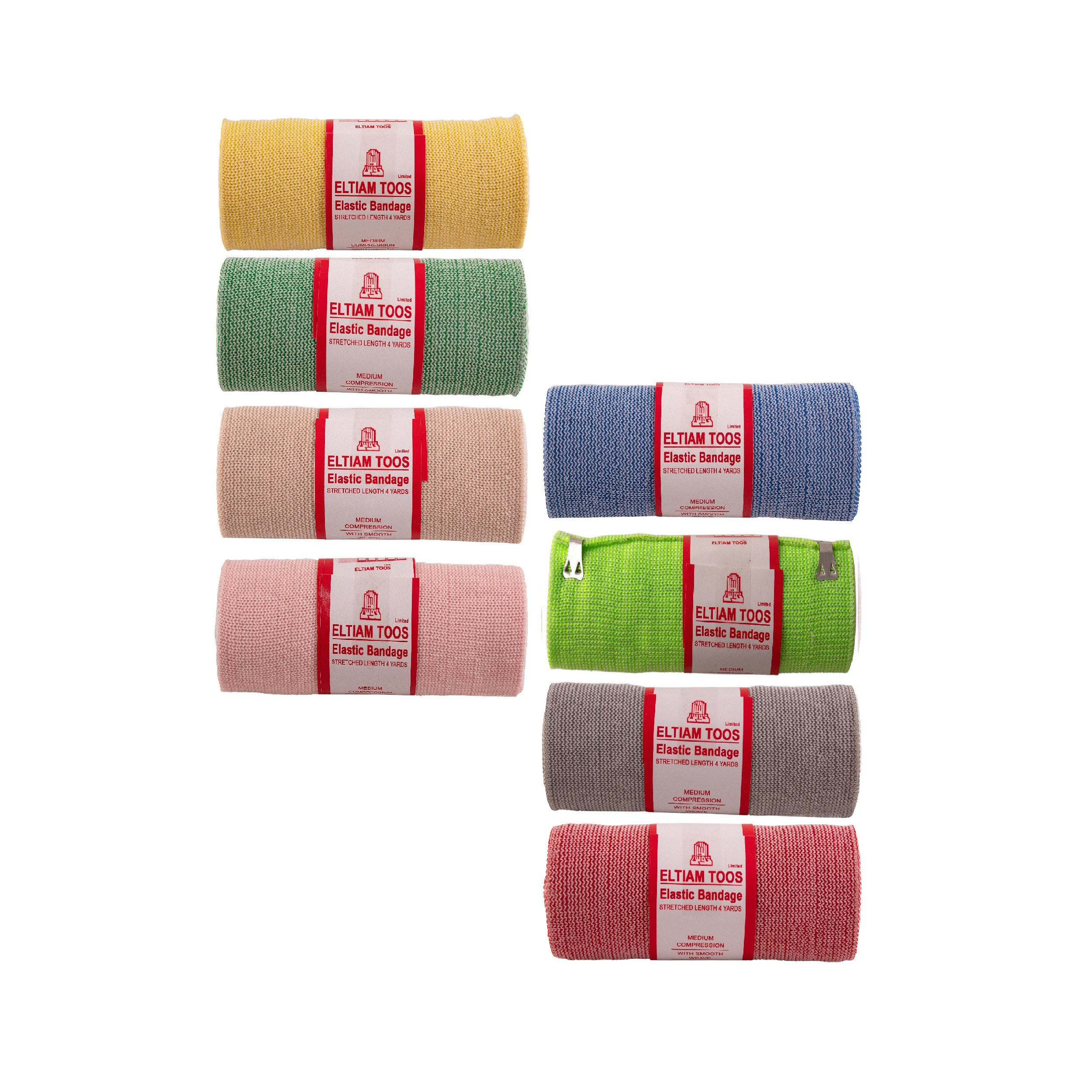 باند کشی طبی التیام توس مدل CHILD-COL-8 مجموعه 8 عددی