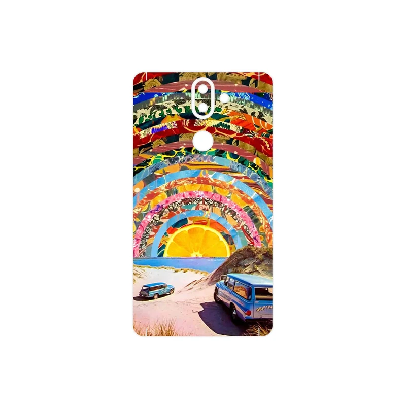برچسب پوششی ماهوت مدل Collage of Orange Sky مناسب برای گوشی موبایل نوکیا 8 Sirocco