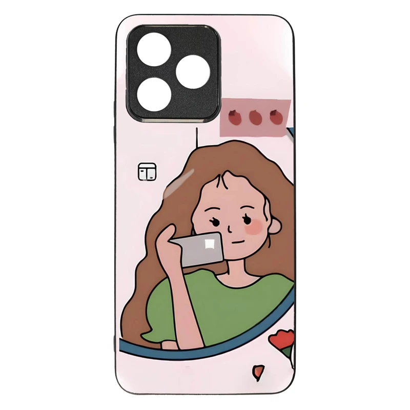 کاور قاب گارد گوشی طرح دخترانه  کد TPU-005 مناسب برای گوشی موبایل ریلمی C53