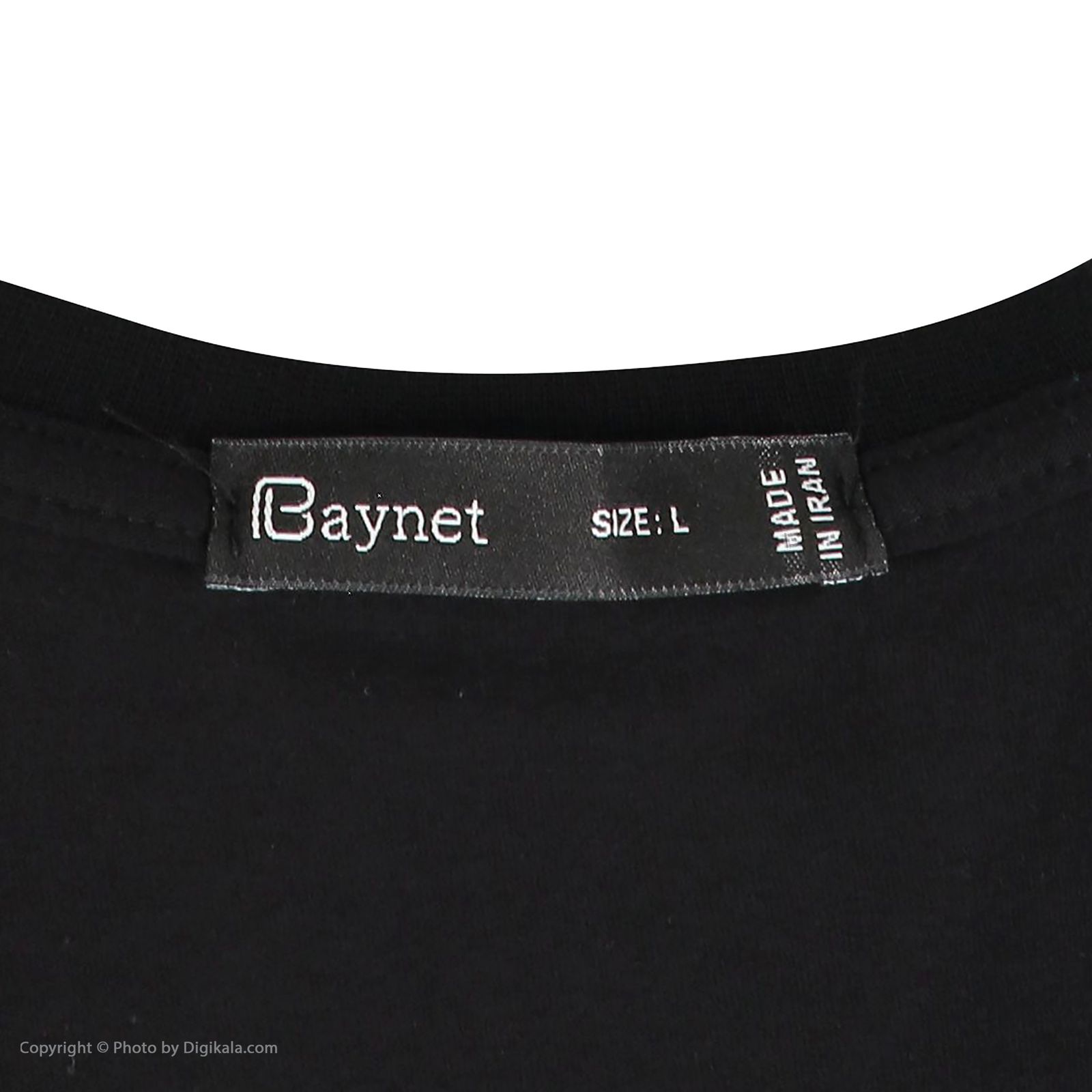 تی شرت آستین کوتاه مردانه باینت مدل 554-4 رنگ مشکی -  - 7