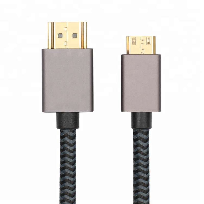کابل تبدیل Mini HDMI به HDMI مدل 4k طول 3 متر کابل تبدیل Mini HDMI به HDMI مدل 4k طول 3 متر