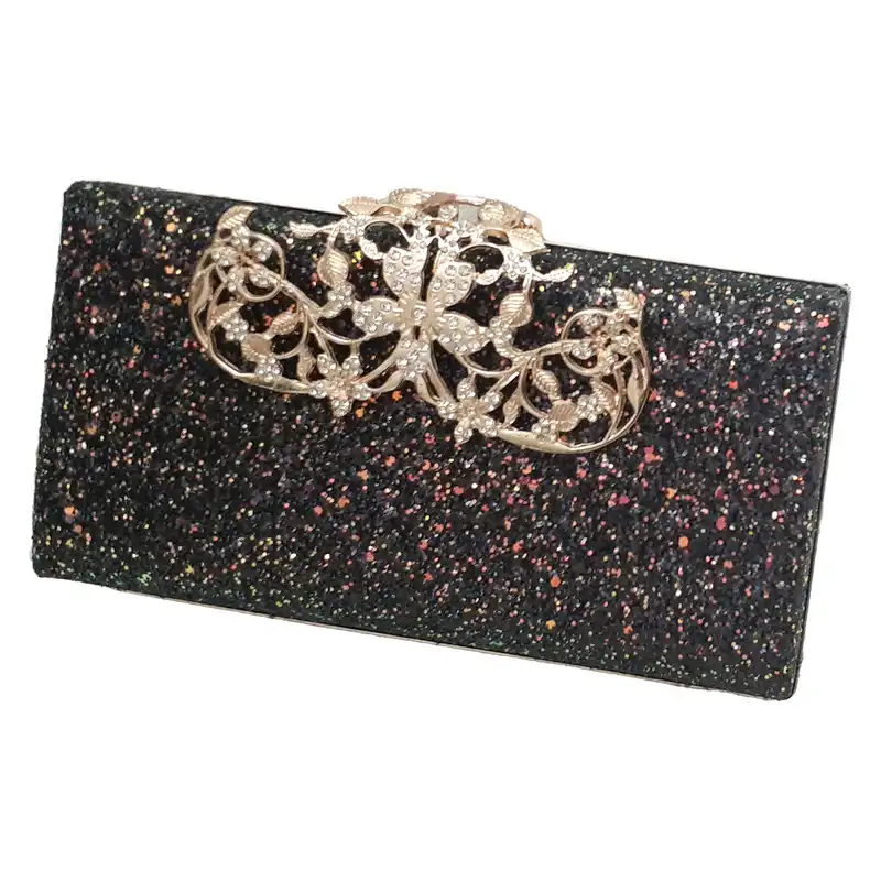 کیف مجلسی زنانه مدل قابدار  نگین دار