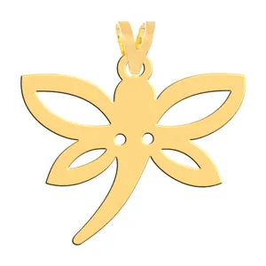 آویز گردنبند طلا 18 عیار زنانه فرشته مدل سنجاقک WNL-000521