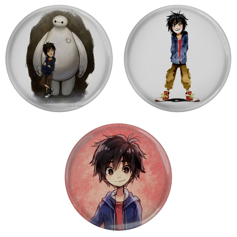 پیکسل مدل S3-3 طرح انیمیشن شش ابر قهرمان مجموعه 3 عددی