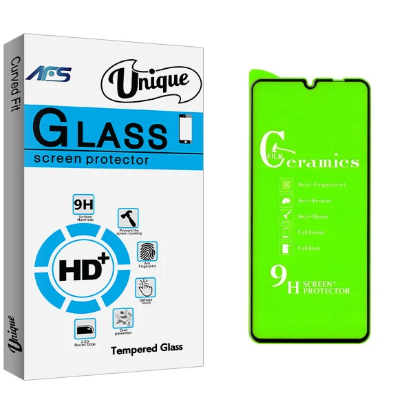 محافظ صفحه نمایش سرامیکی ای اف اس مدل Unique Glass مناسب برای گوشی موبایل سامسونگ Galaxy A31