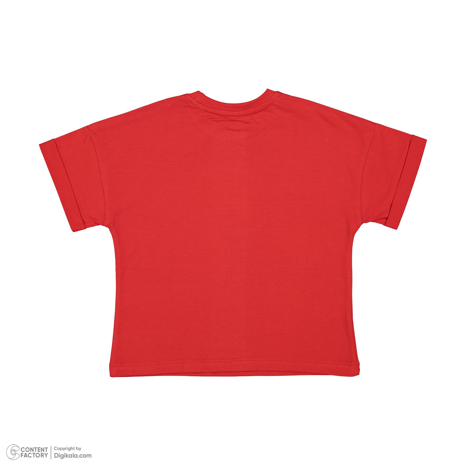 ست تی شرت و شلوارک پسرانه سون پون مدل 13911083 رنگ قرمز -  - 4