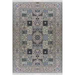 فرش دستبافت 6 متری مدل خشتی کد 1020