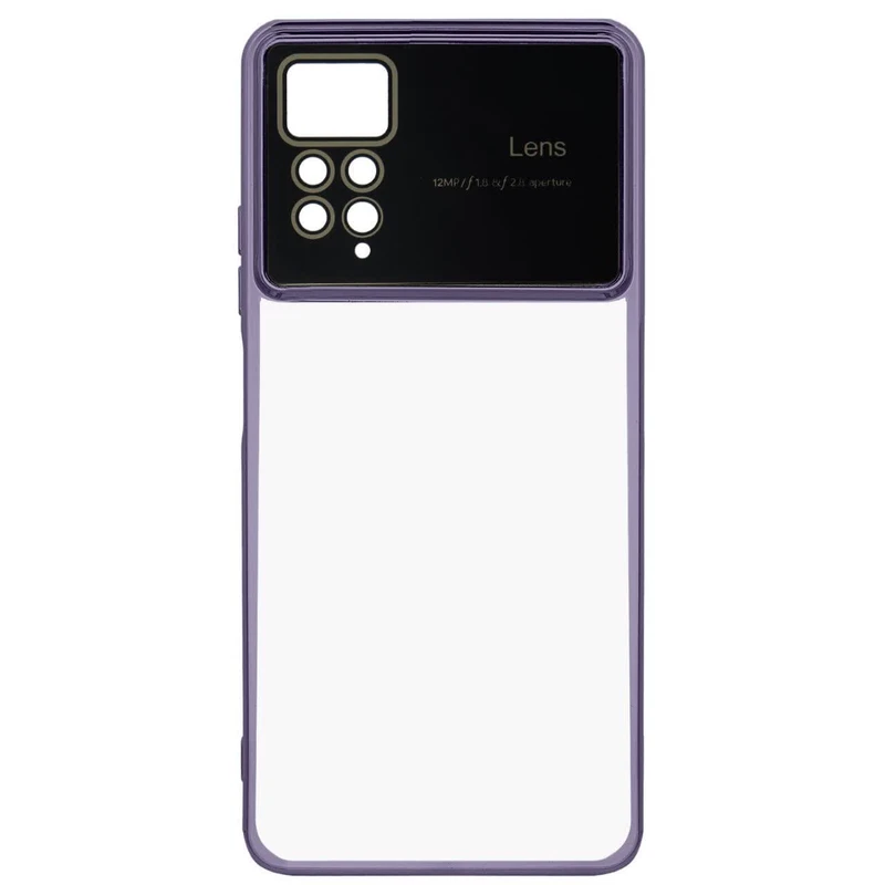 کاور قاب آوش طرح لنس مدل شفاف 03 مناسب برای گوشی موبایل شیائومی REDMI NOTE12 PRO 4G
