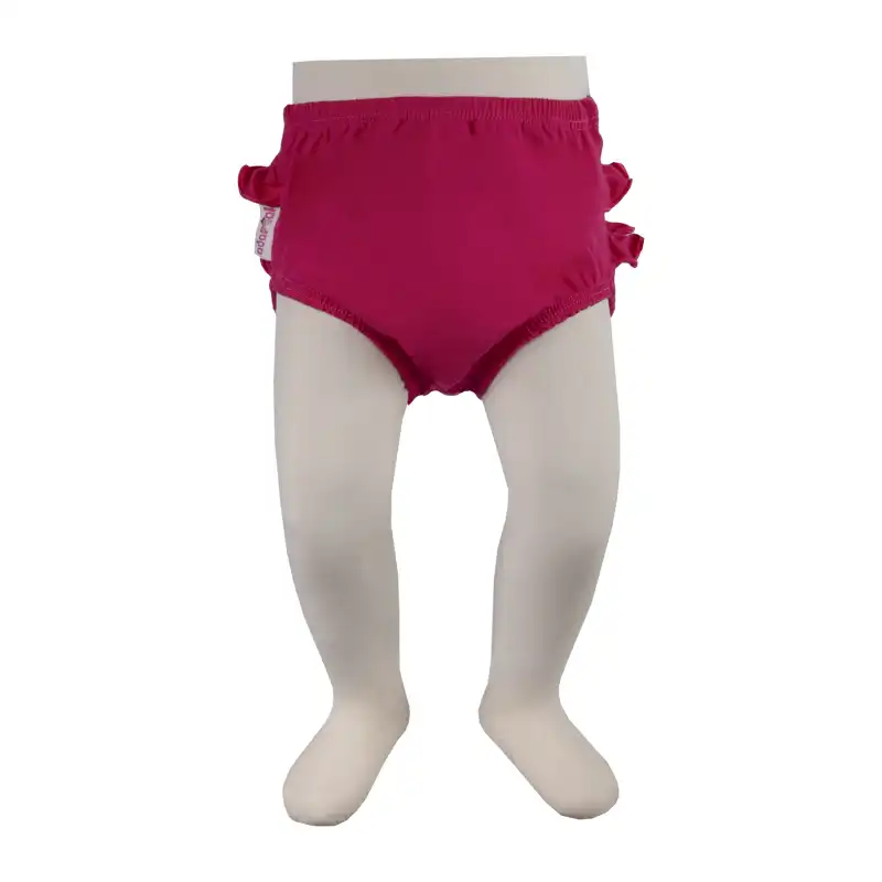 شورت نوزادی آدمک مدل 2043001 رنگ سرخابی