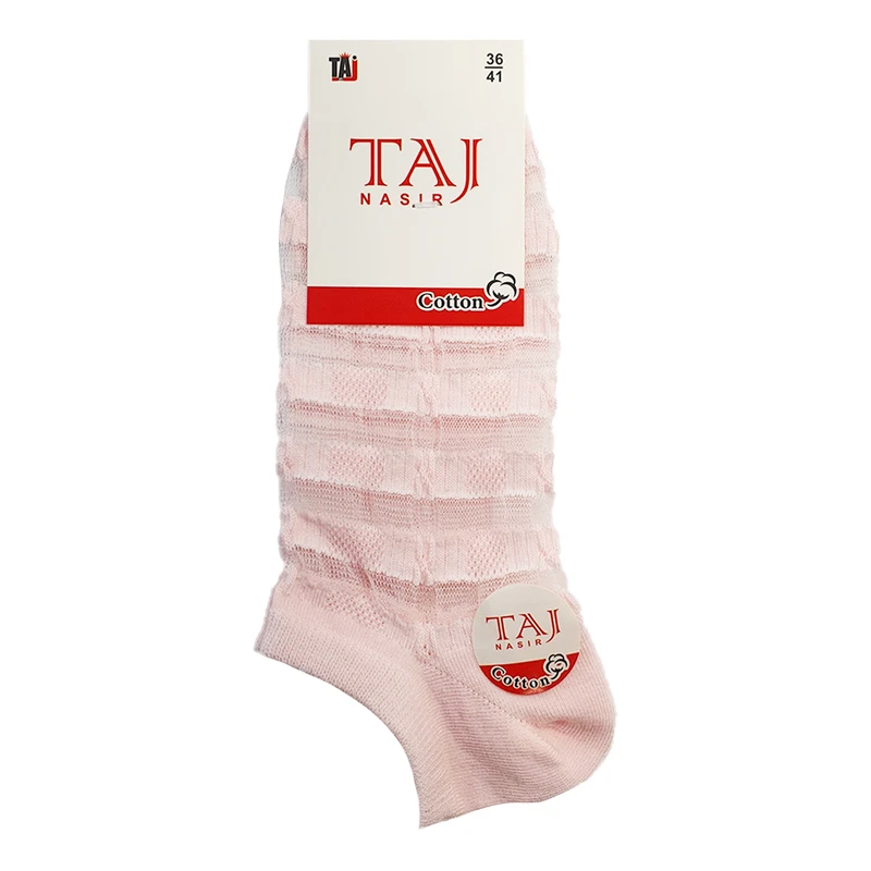 جوراب زنانه تاج نصیر مدل شیشه ای نخ پنبه 001