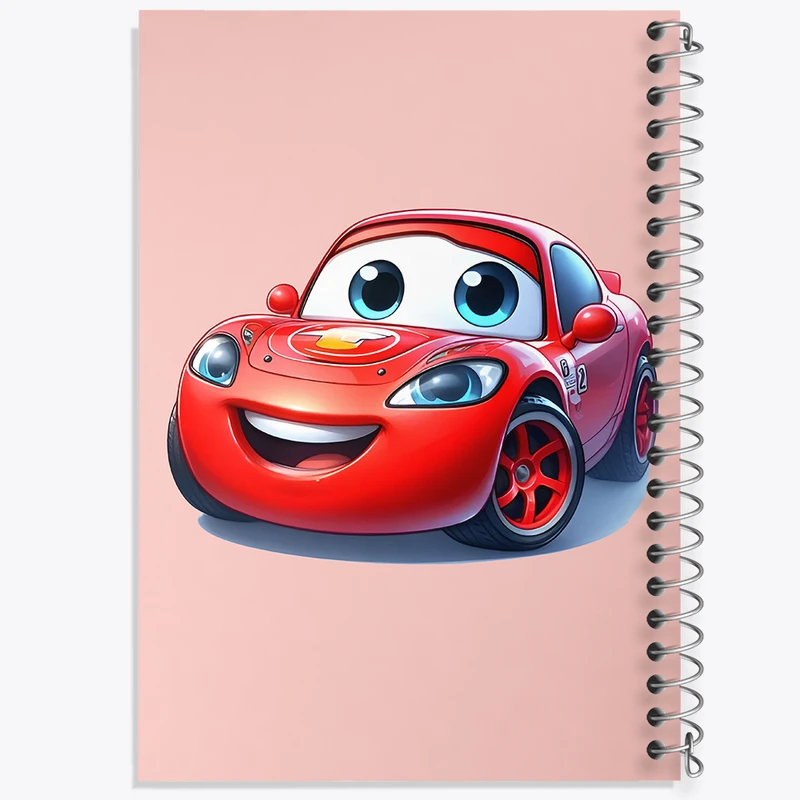 دفتر مشق 50 برگ خندالو طرح مک کوئین کد F7618