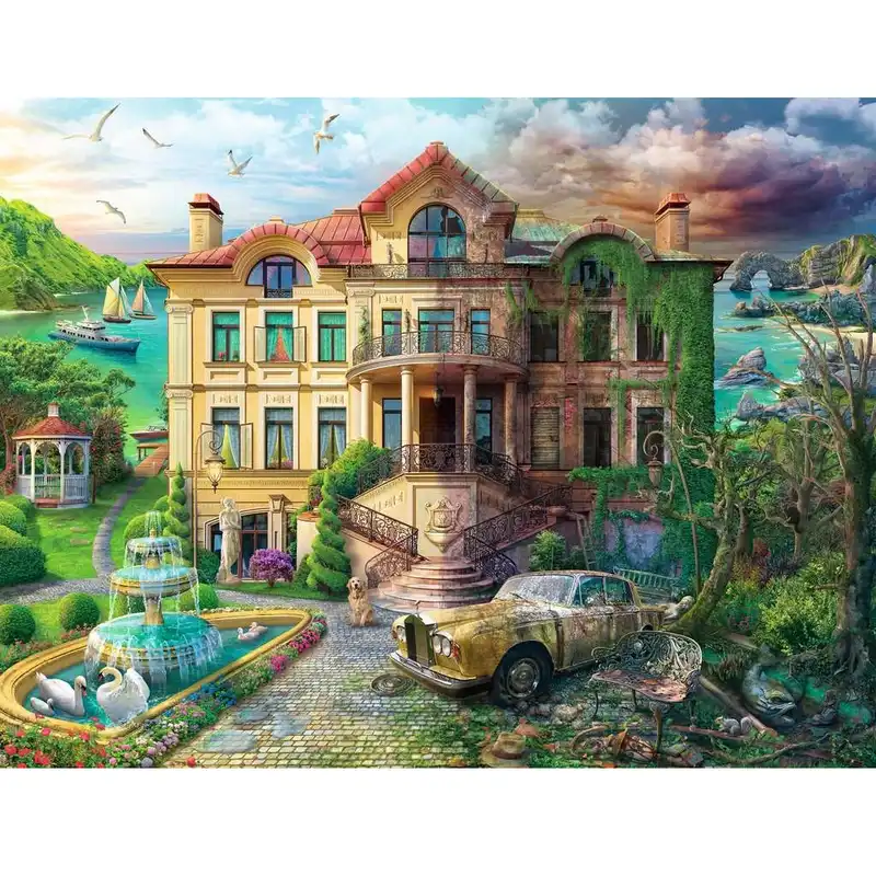 پازل 2000 تکه راونزبرگر مدل Cove Manor Echoes کد 17464