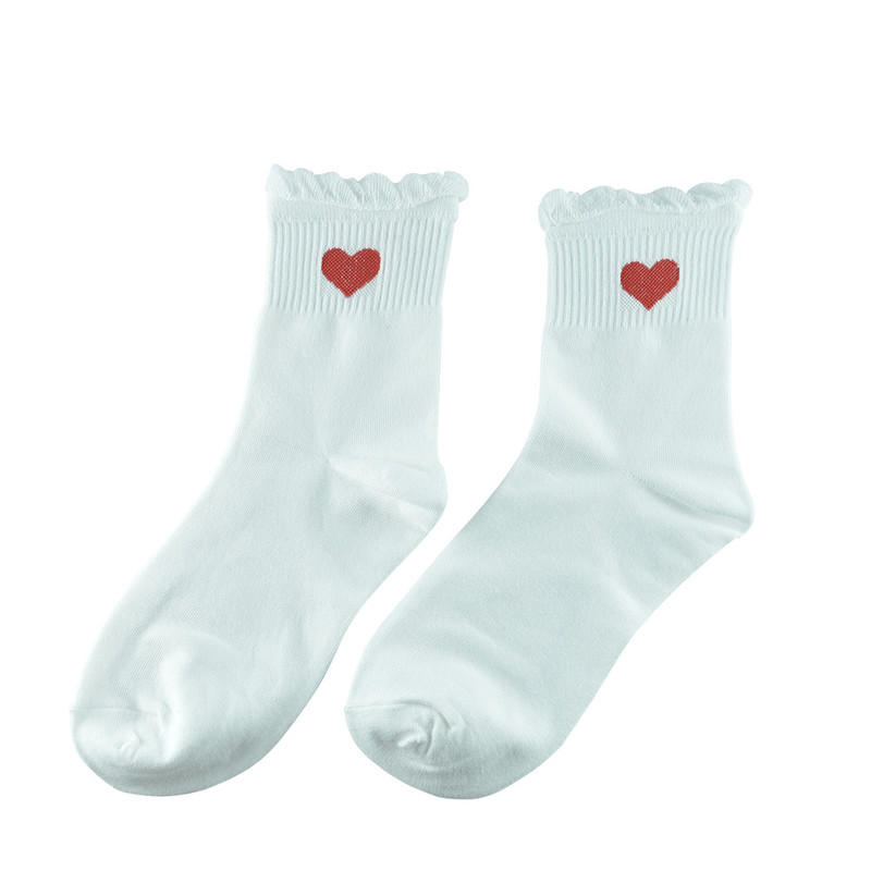 جوراب ساق بلند زنانه مدل قلب