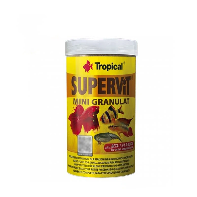 غذای ماهی تروپیکال مدل سوپرویت مینی گرانول