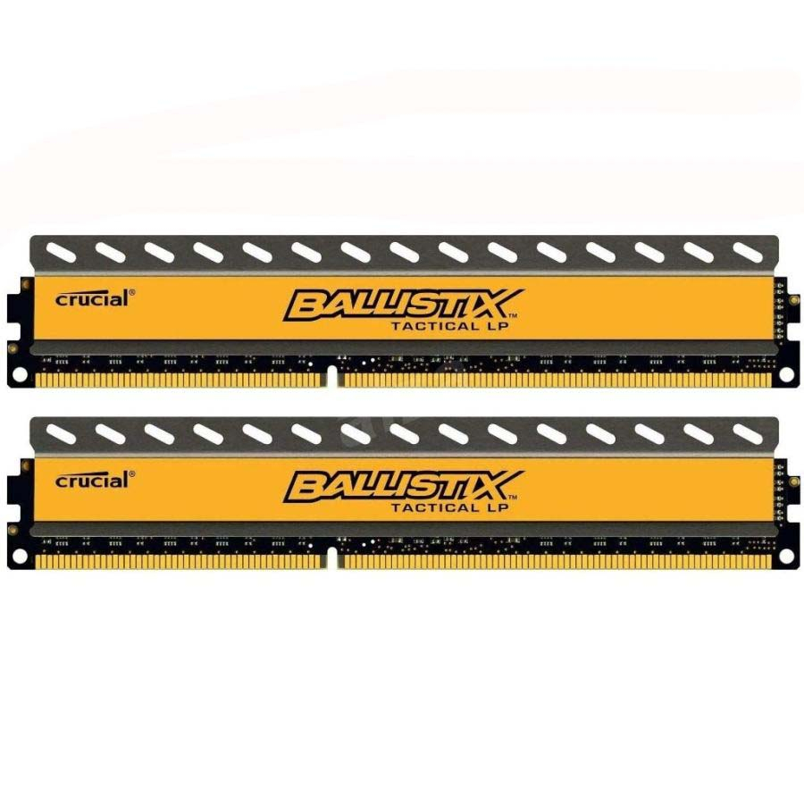 رم دسکتاپ DDR3 دو کاناله 1600 مگاهرتز CL8 کروشیال مدل Ballistix Tactical LP ظرفیت 8 گیگابایت