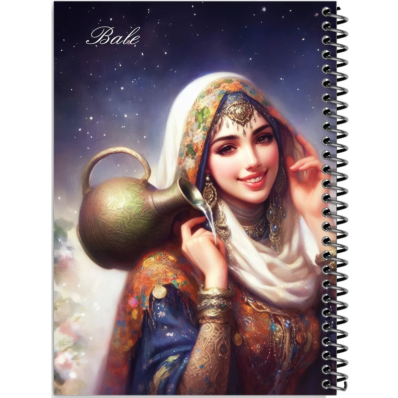 دفتر طراحی 80 برگ انتشارات بله مدل کاغذ ضخیم طرح فانتزی دخترانه کد TF29