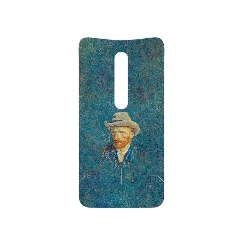 برچسب پوششی ماهوت مدل Self portrait with a gray felt hat مناسب برای گوشی موبایل موتورولا Moto X Style