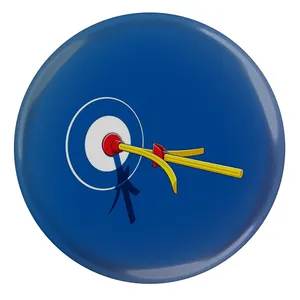 مگنت  طرح سیبل تیر و کمان مدل S3854 