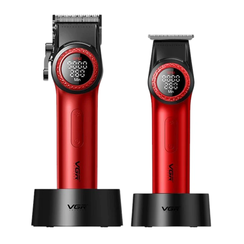 ماشین اصلاح موی سر و صورت شارژی وی جی ار مدل v-001 v--977