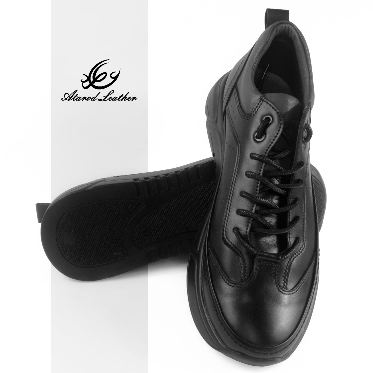 کفش روزمره مردانه چرم عطارد مدل چرم طبیعی کد SH29 - - 7