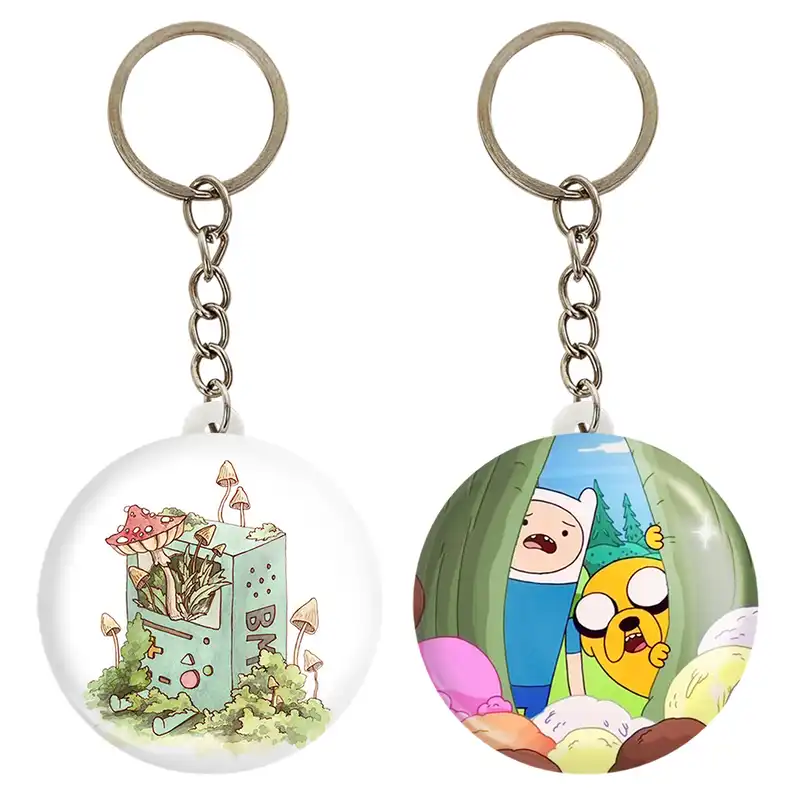 جاکلیدی خندالو مدل جیک و فین و بی ام او وقت ماجراجویی Adventure Time کد 2085620858 مجموعه 2 عددی