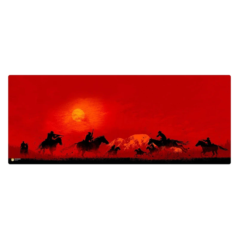 ماوس پد هومرو مدل HX211 طرح Red Dead Redemption سایز 40x100 سانتی‌متر